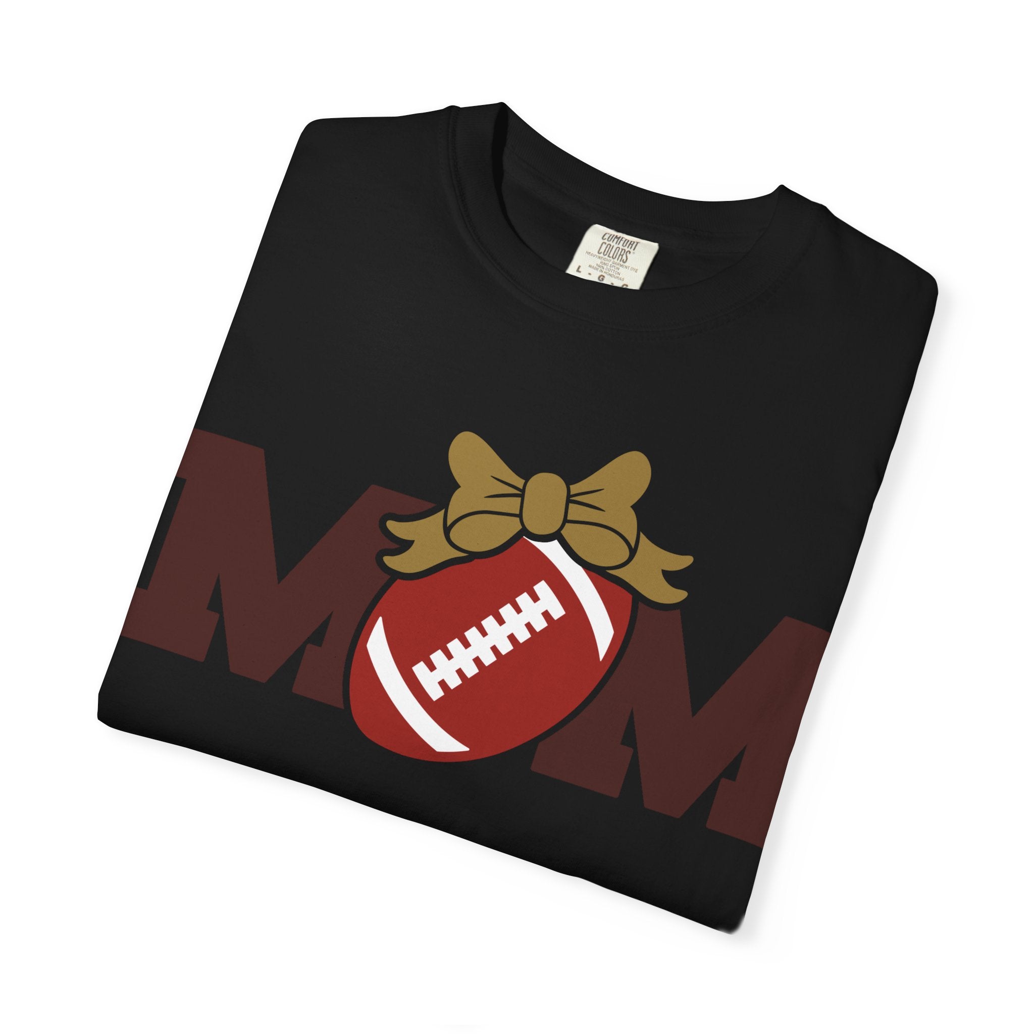 Garment-Dyed Football Mom Tee