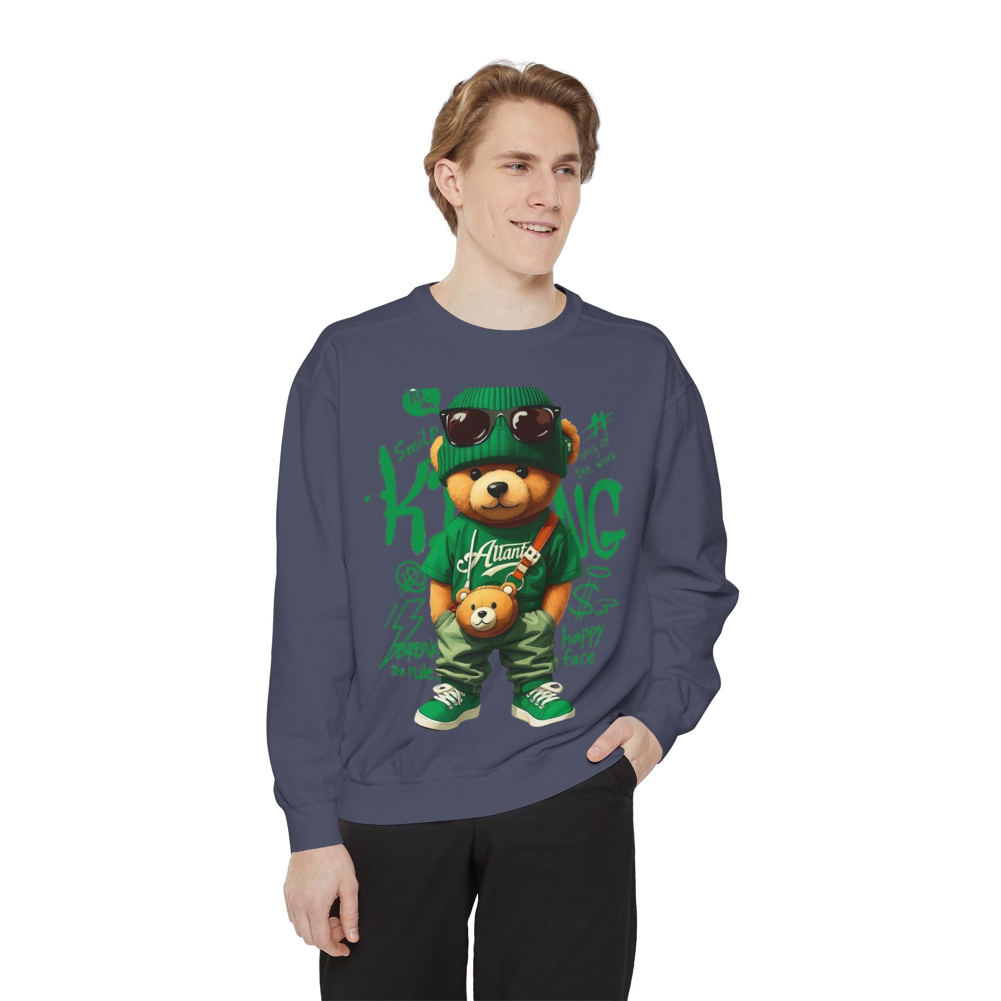 Bear Graphic Cotton Sweatshirt
