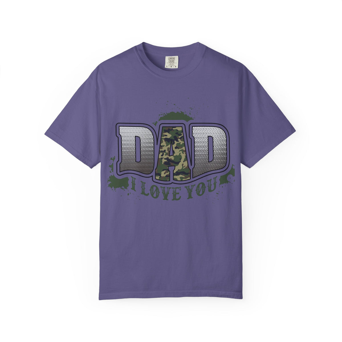 Dad I Love You Camo Graphic T-Shirt