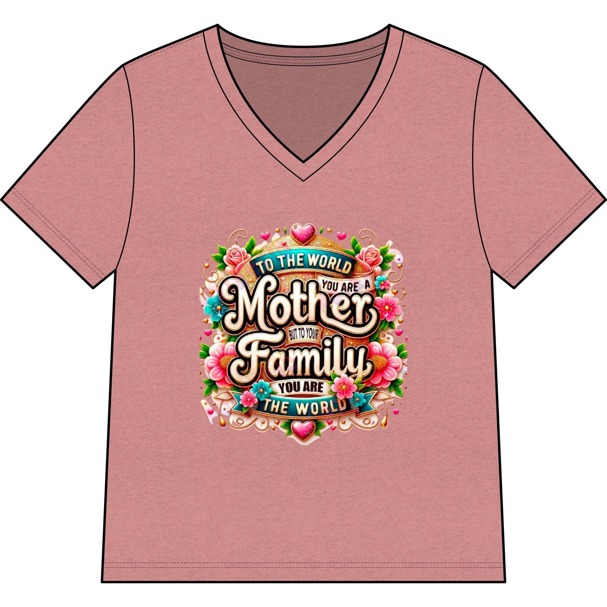 Soft Heather V-Neck Tee