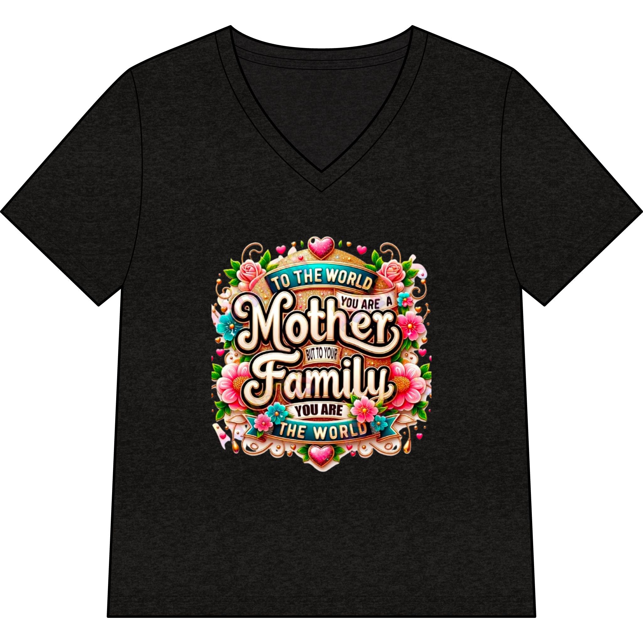 Soft Heather V-Neck Tee