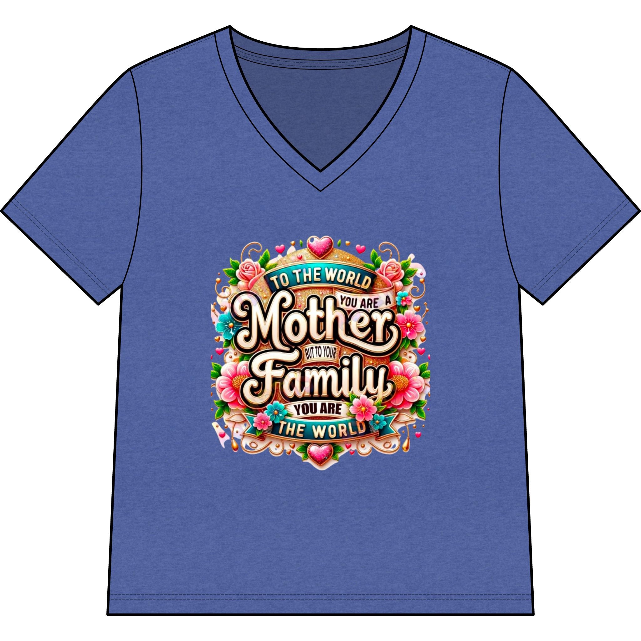 Soft Heather V-Neck Tee