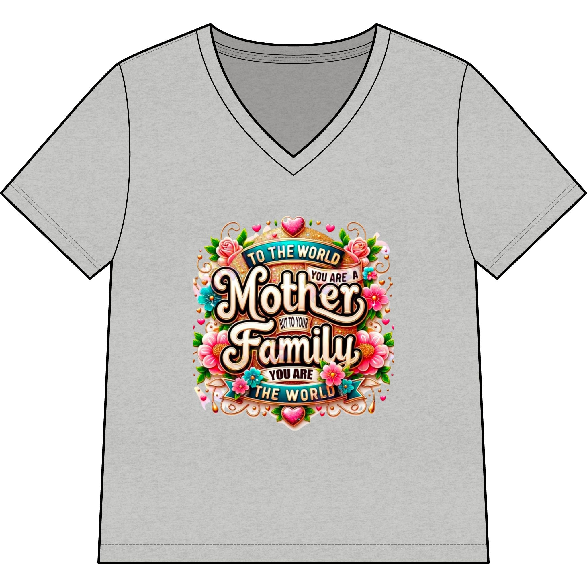 Soft Heather V-Neck Tee