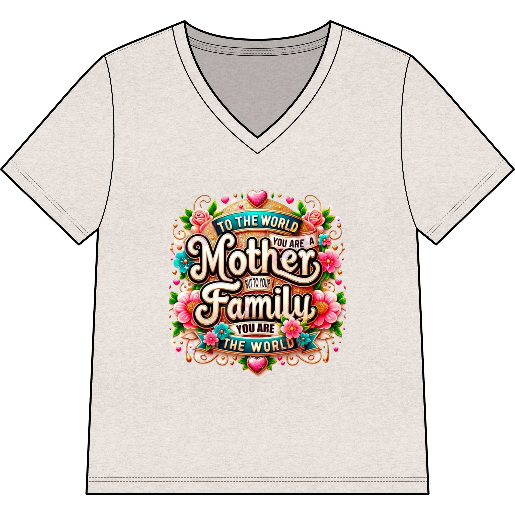 Soft Heather V-Neck Tee
