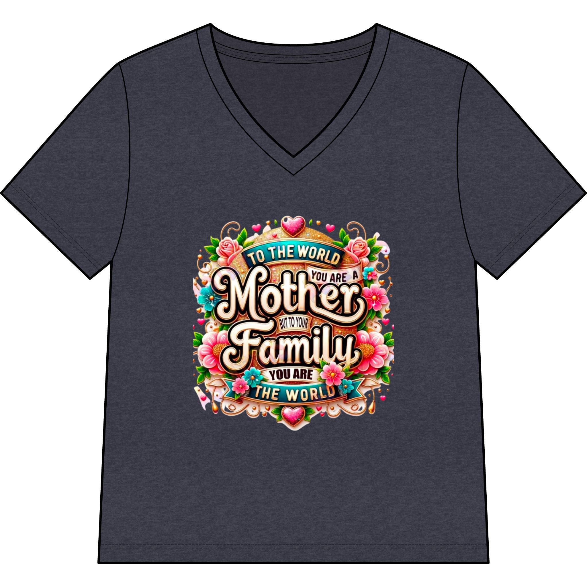 Soft Heather V-Neck Tee