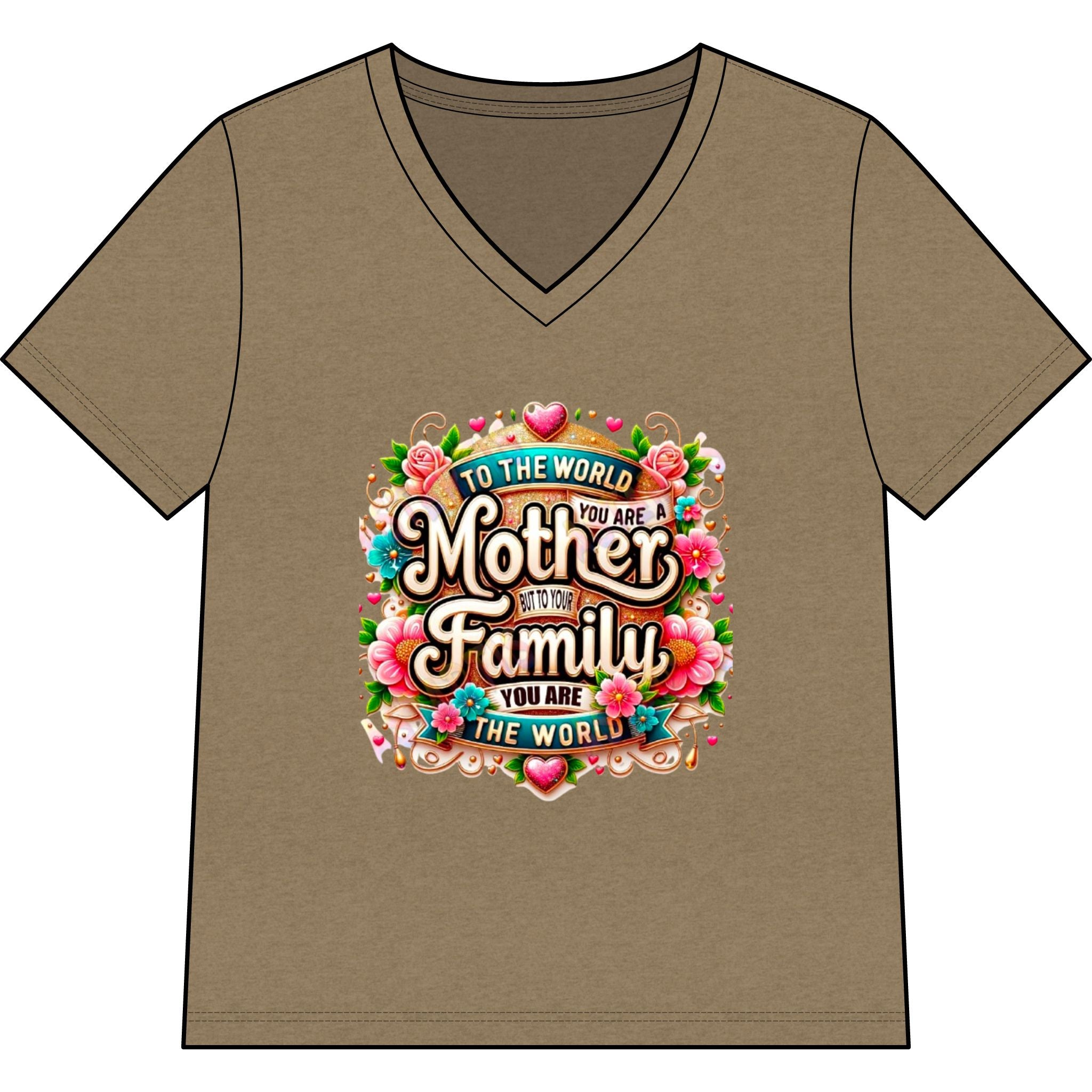 Soft Heather V-Neck Tee