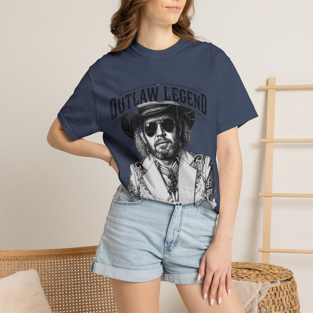 Outlaw Legend Tribute T-Shirt — David Allan Coe Memorial Graphic Tee