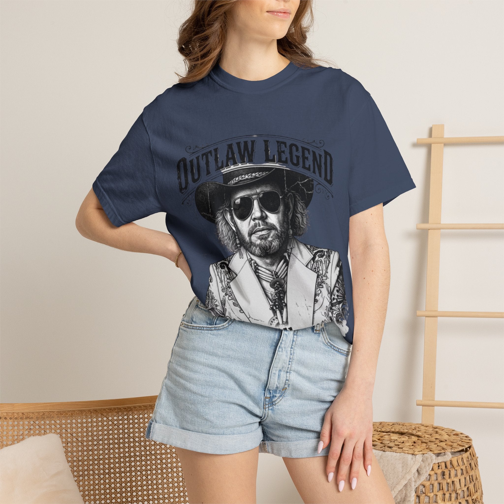 Outlaw Legend Tribute T-Shirt — David Allan Coe Memorial Graphic Tee