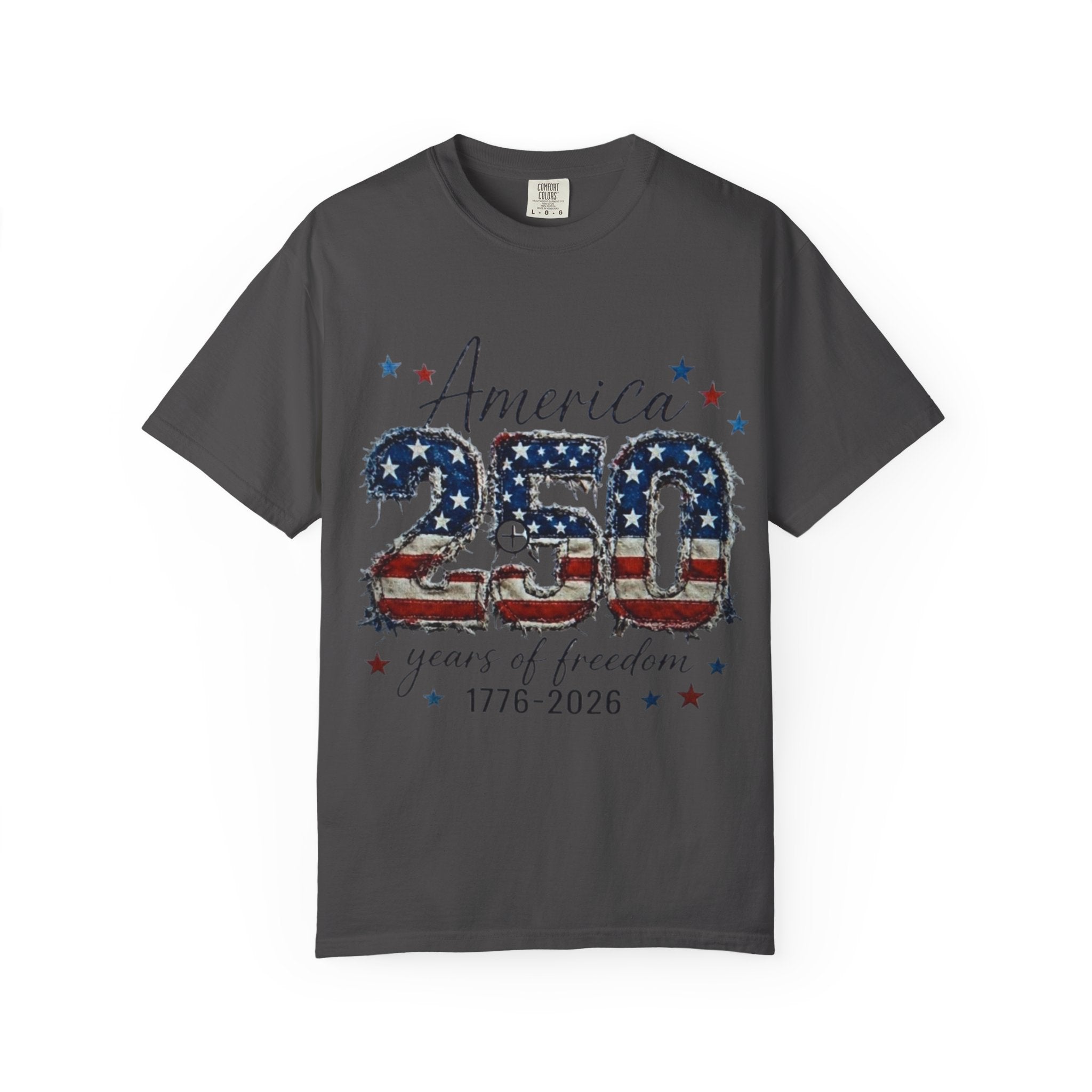 America 250 T-Shirt — 1776–2026 Stars & Stripes Patriotic Tee