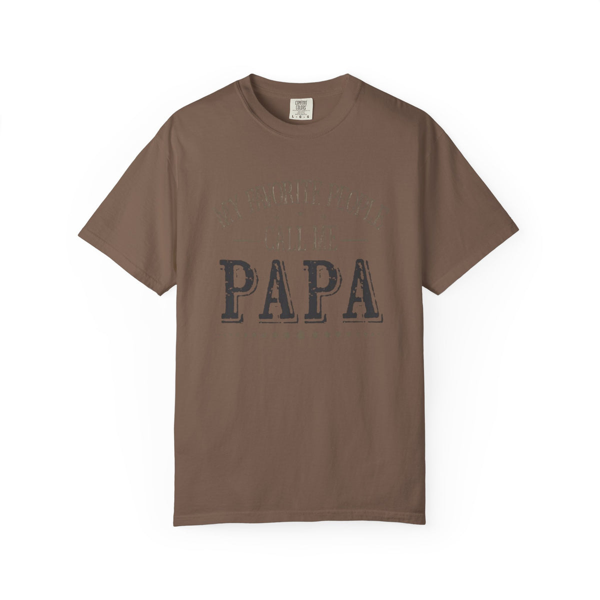 Papa T-Shirt – “My Favorite People Call Me Papa” Vintage Dad Tee