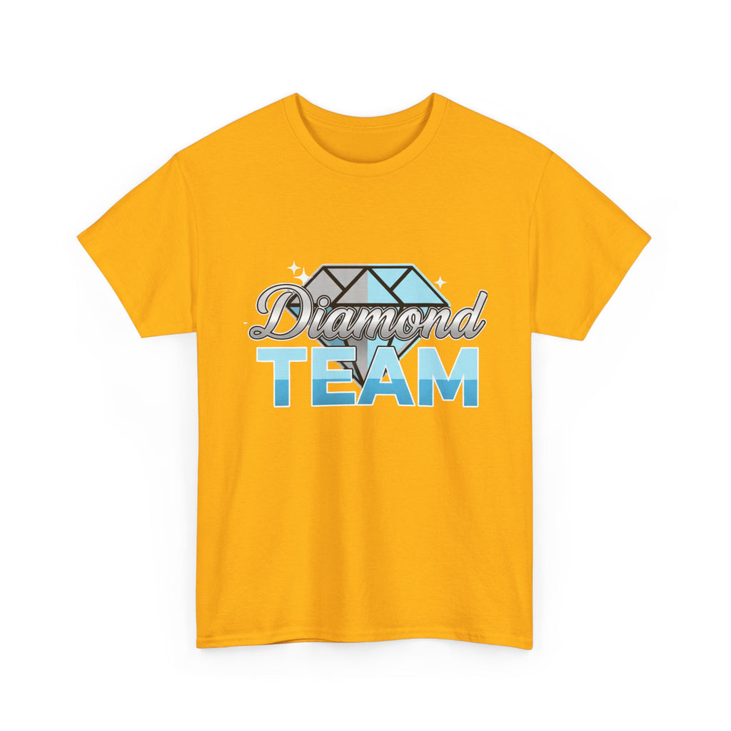 Diamond Team T-Shirt — Blue Gem Graphic Tee