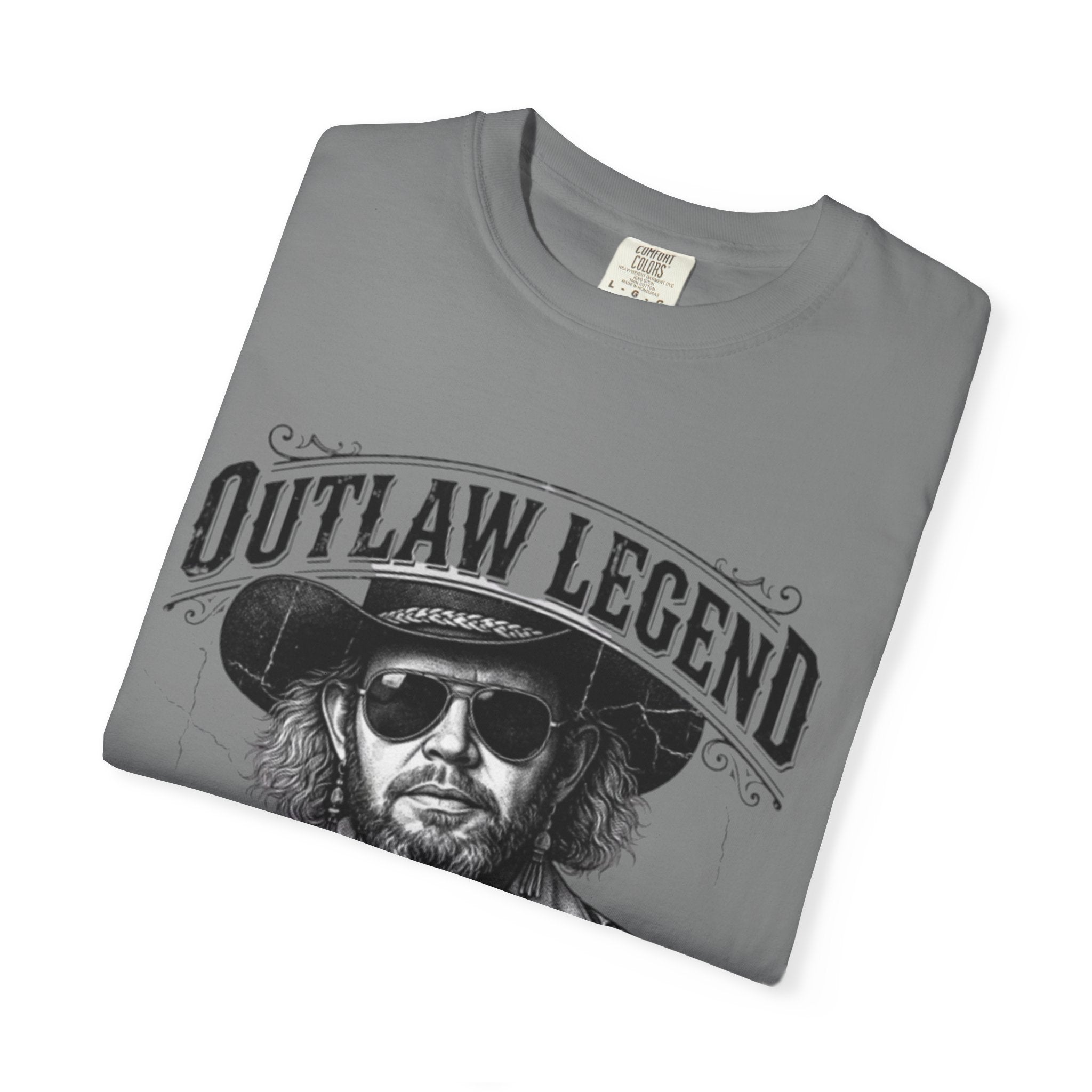 Outlaw Legend Tribute T-Shirt — David Allan Coe Memorial Graphic Tee