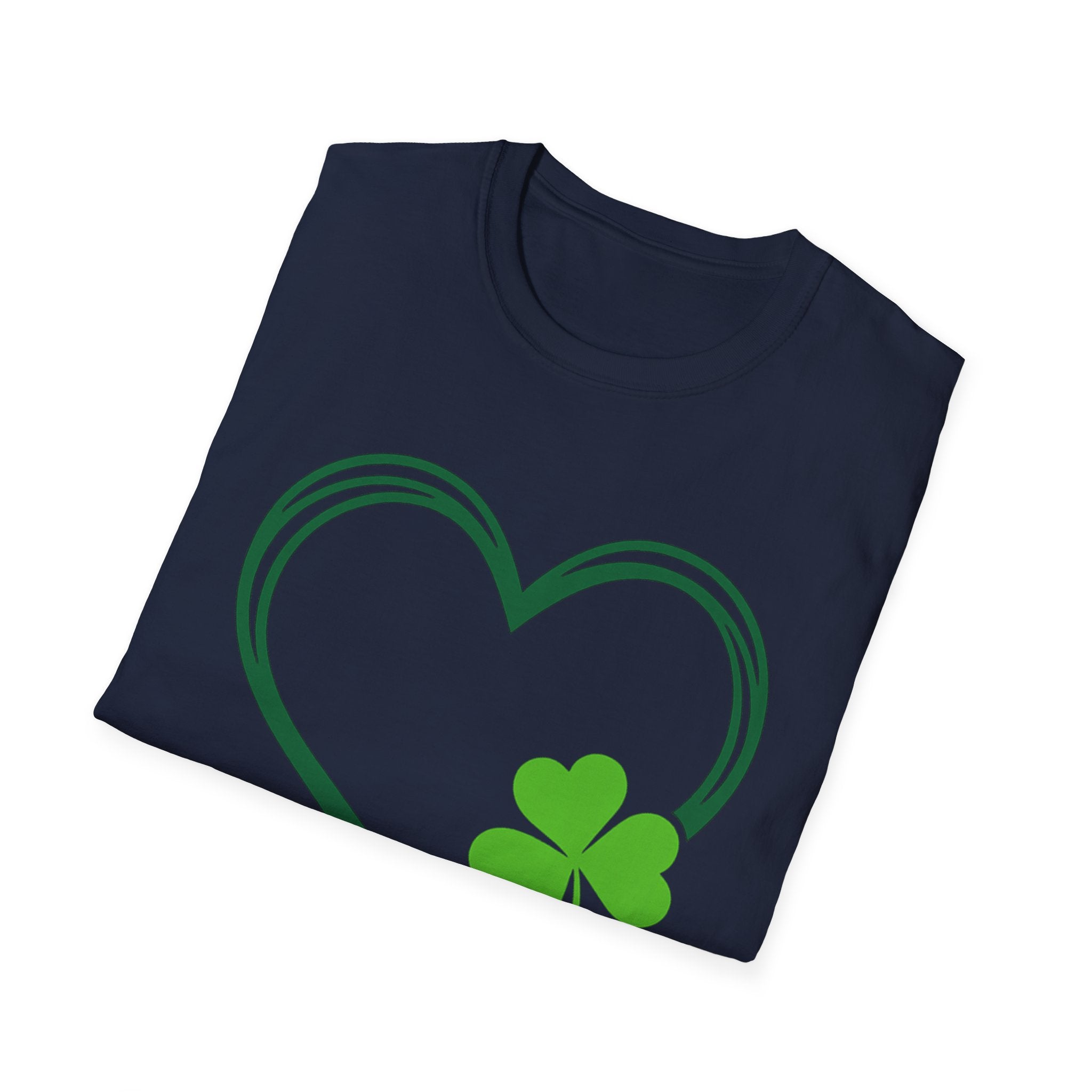 Soft Cotton Shamrock Heart Tee