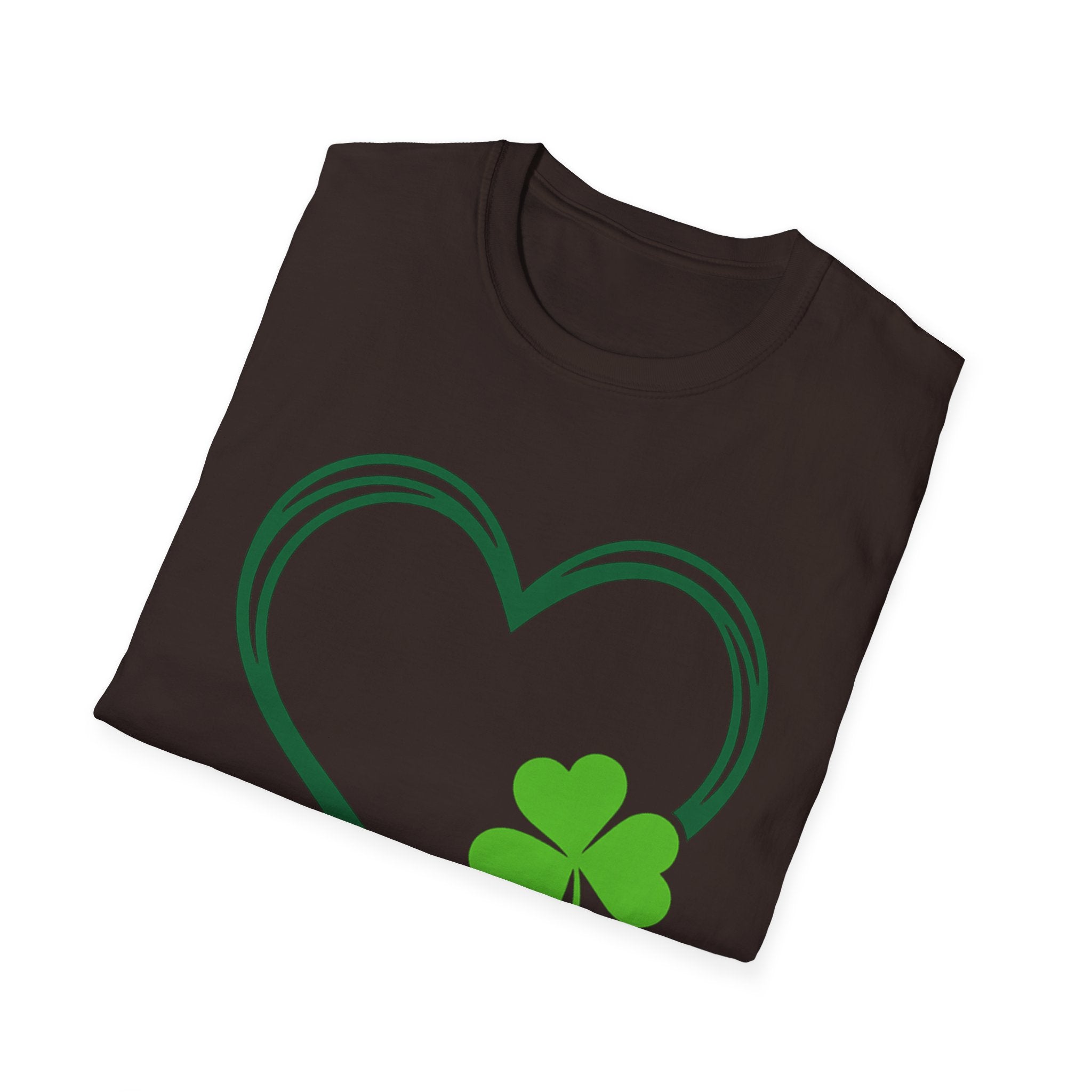 Soft Cotton Shamrock Heart Tee