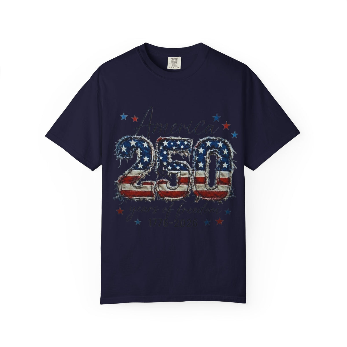 America 250 T-Shirt — 1776–2026 Stars & Stripes Patriotic Tee
