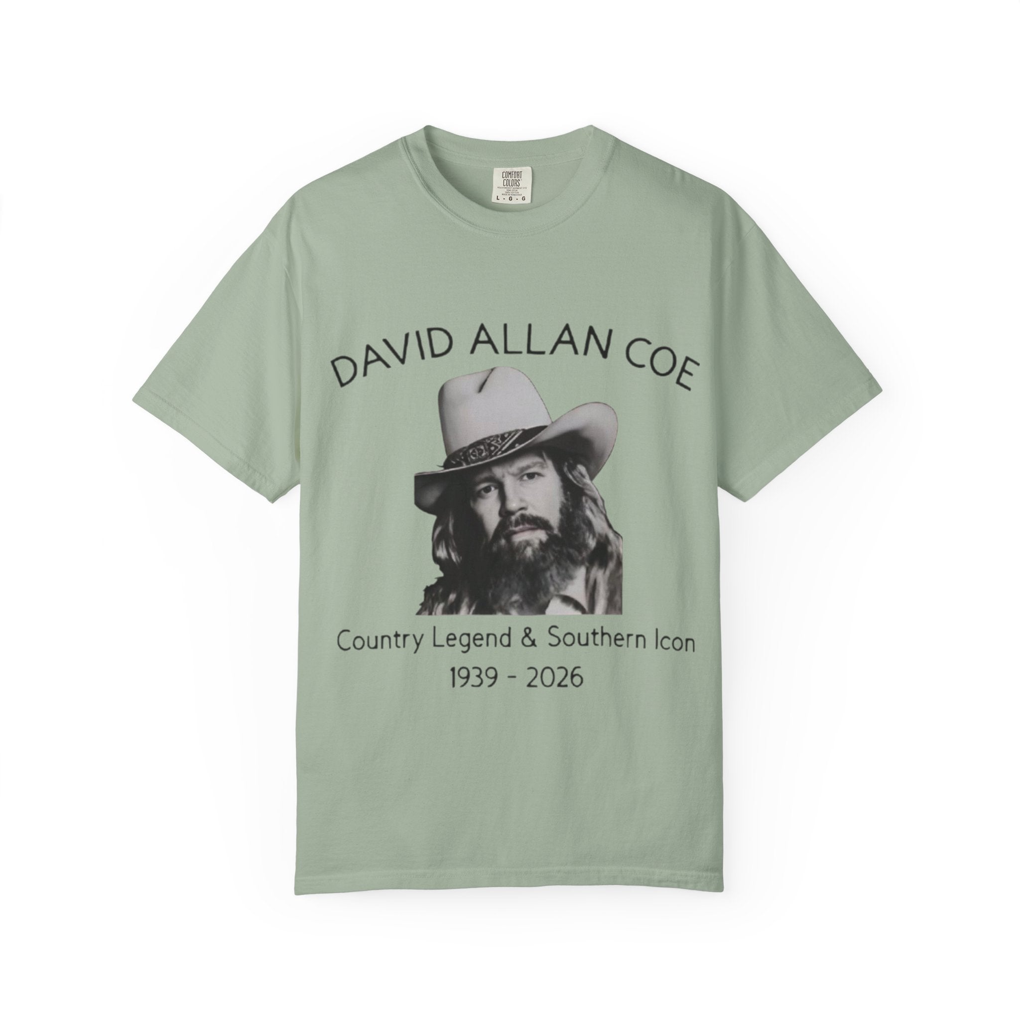 David Allan Coe Tribute T-Shirt – Vintage Cotton Memorial Tee