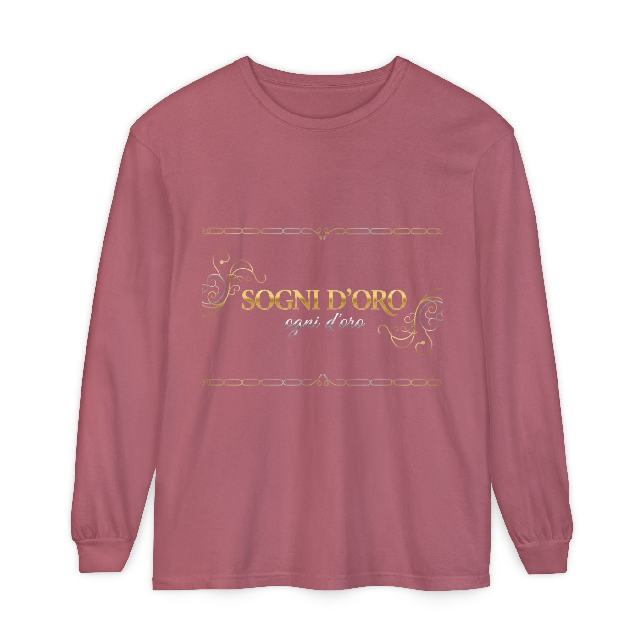 Garment-Dyed Cotton Long Sleeve