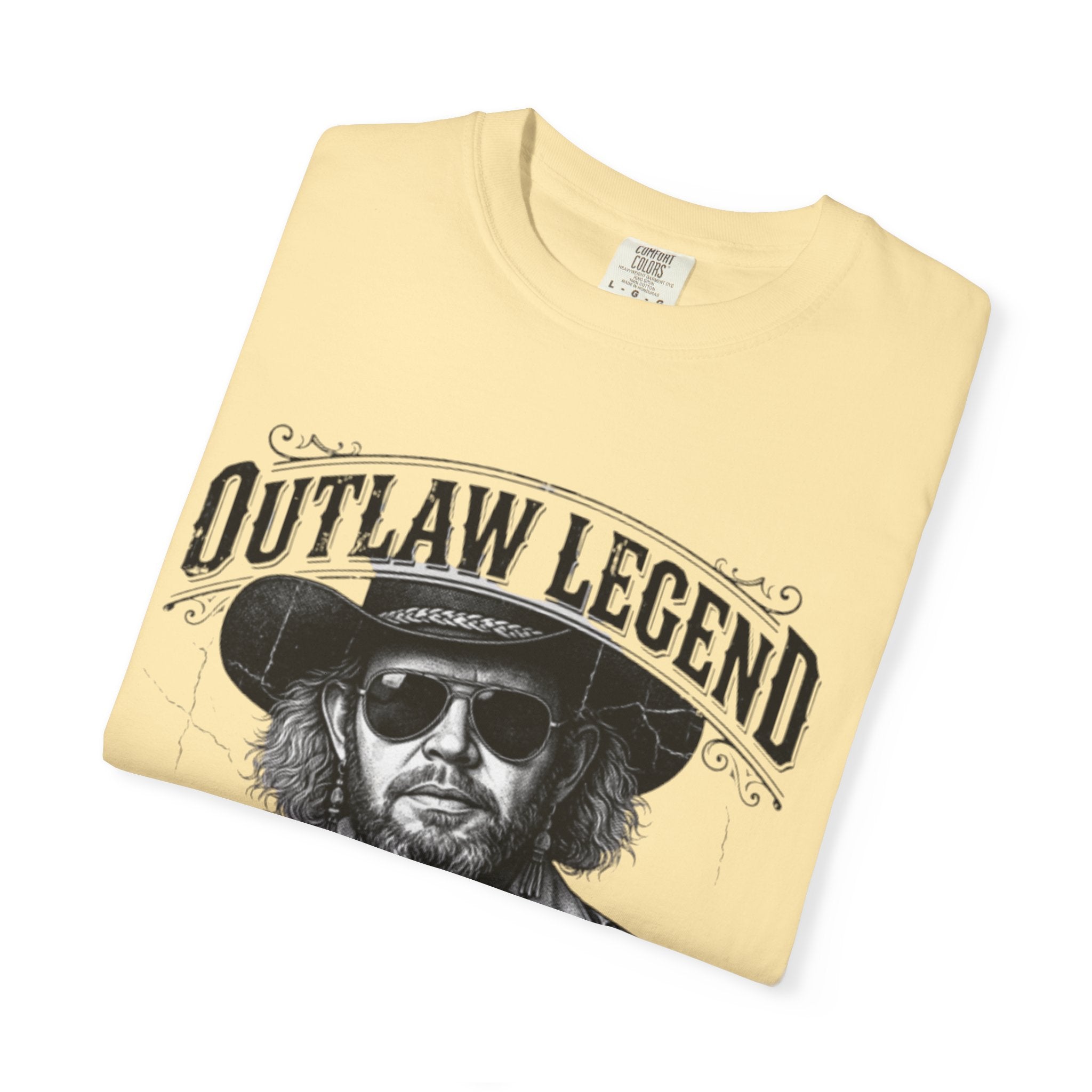 Outlaw Legend Tribute T-Shirt — David Allan Coe Memorial Graphic Tee