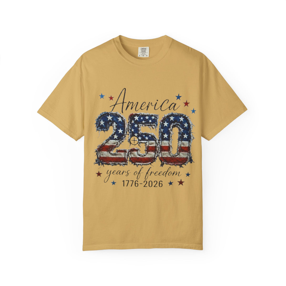 America 250 T-Shirt — 1776–2026 Stars & Stripes Patriotic Tee