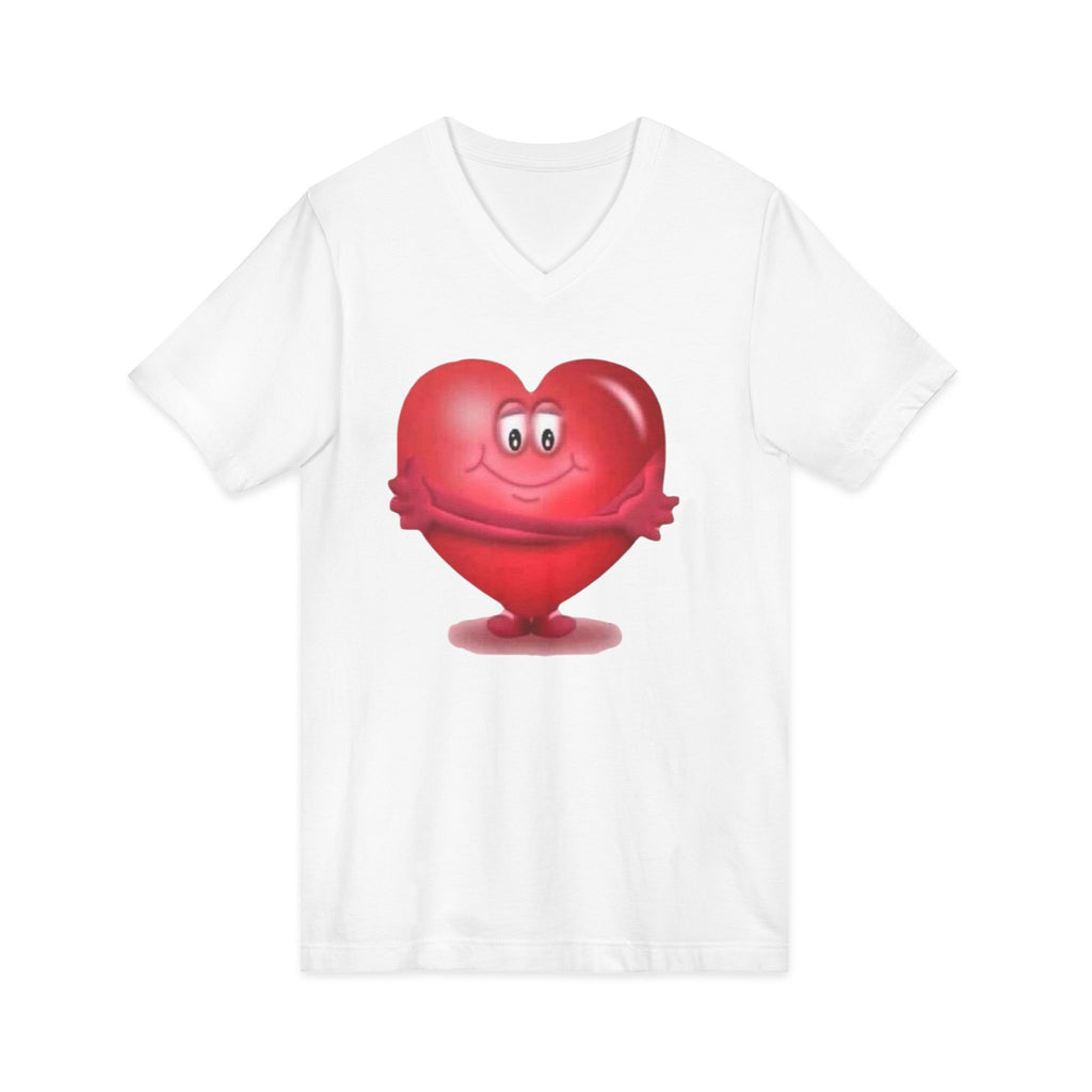 Unisex Jersey Short Sleeve V-Neck Tee