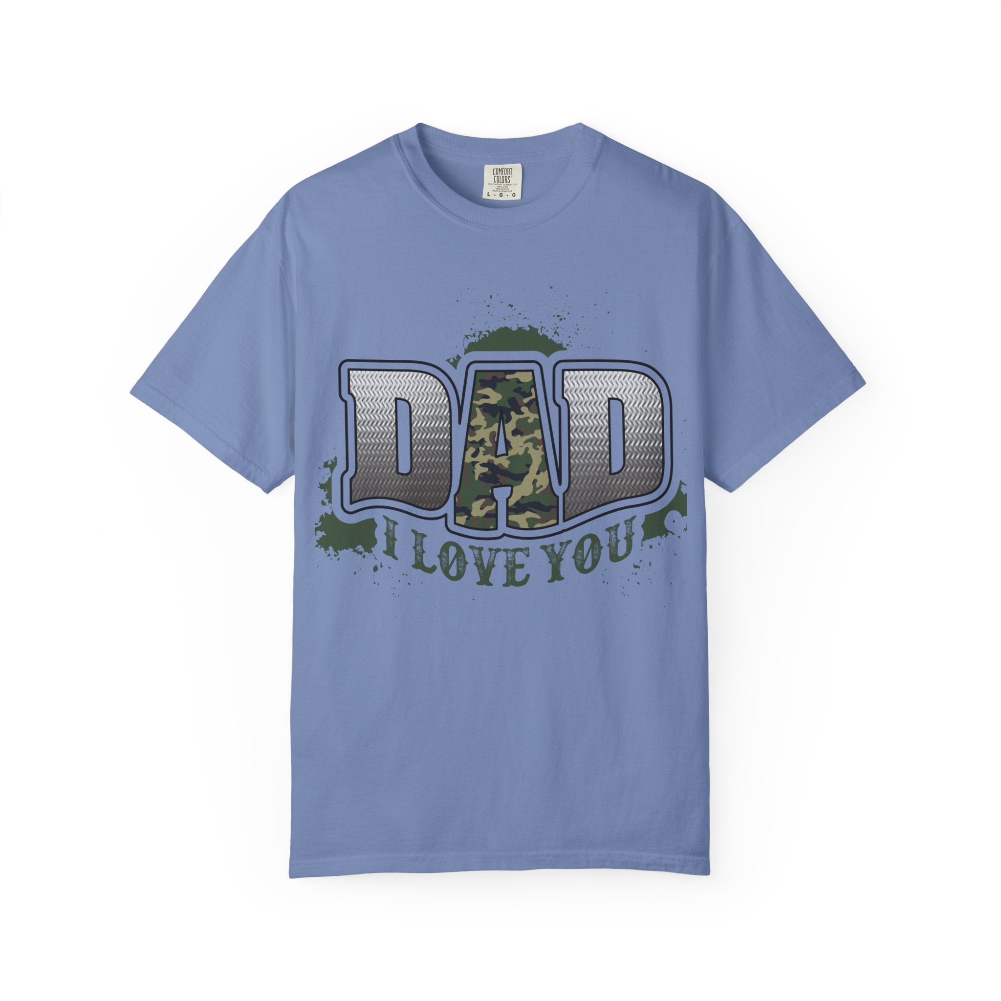 Dad I Love You Camo Graphic T-Shirt