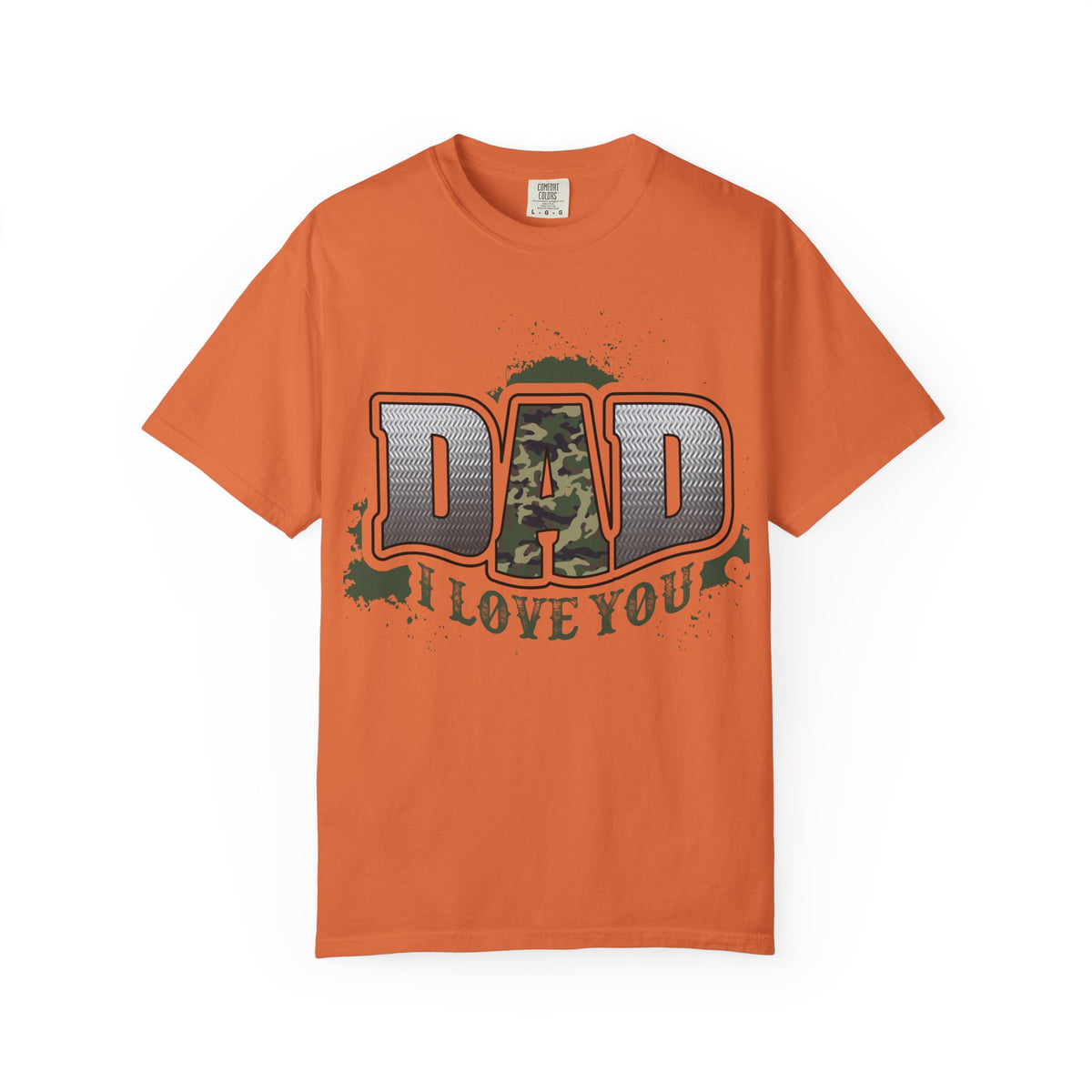 Dad I Love You Camo Graphic T-Shirt