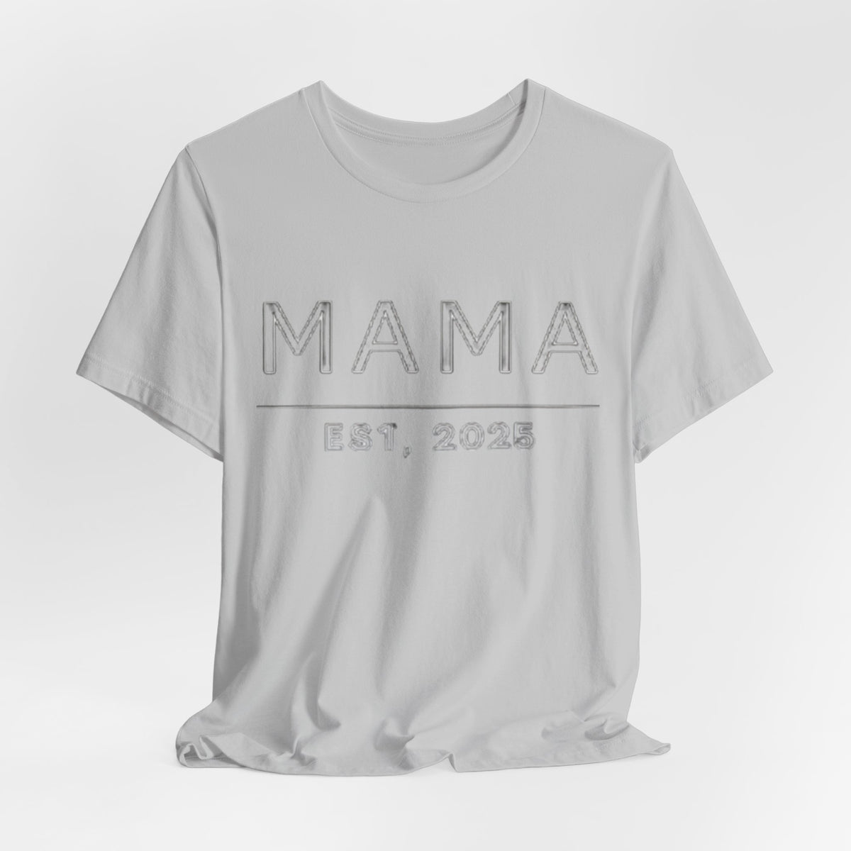 Mama Est. 2025 T‑Shirt — New Mom Graphic Tee