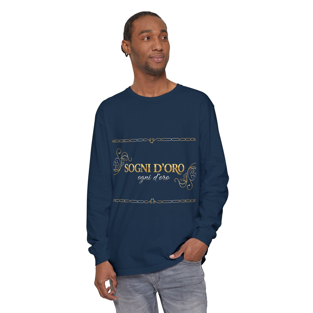 Garment-Dyed Cotton Long Sleeve
