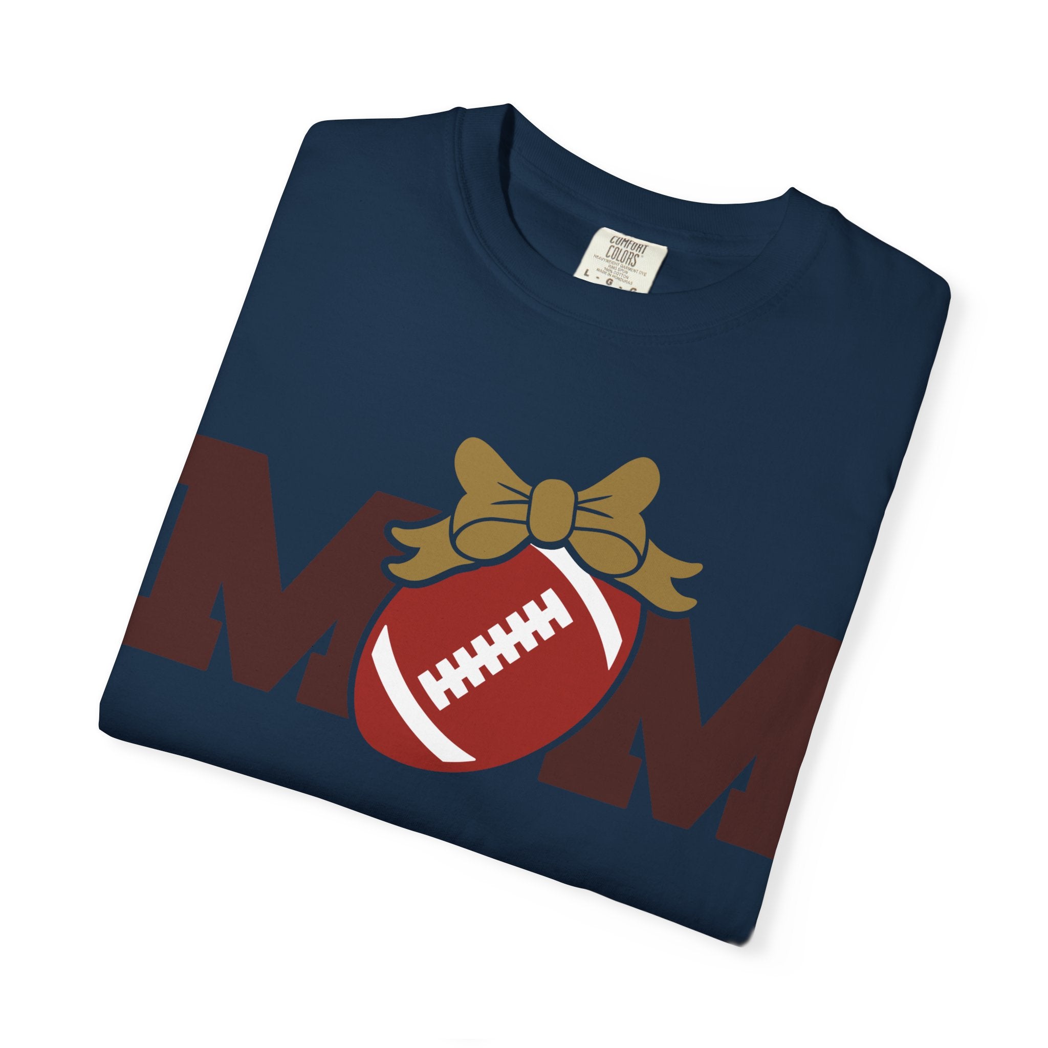 Garment-Dyed Football Mom Tee