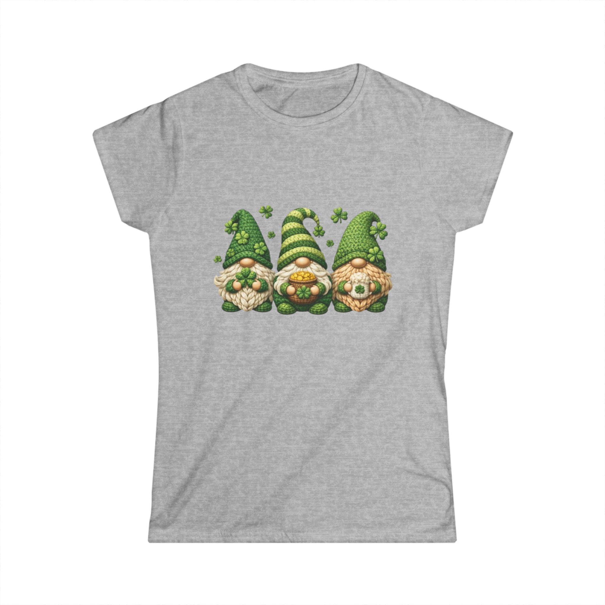 Lucky Green Gnome Cotton Tee