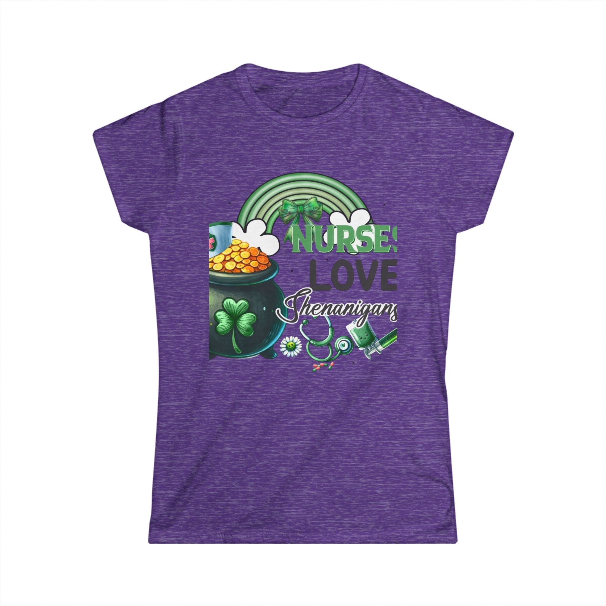 Nurse Shamrock Cotton Tee