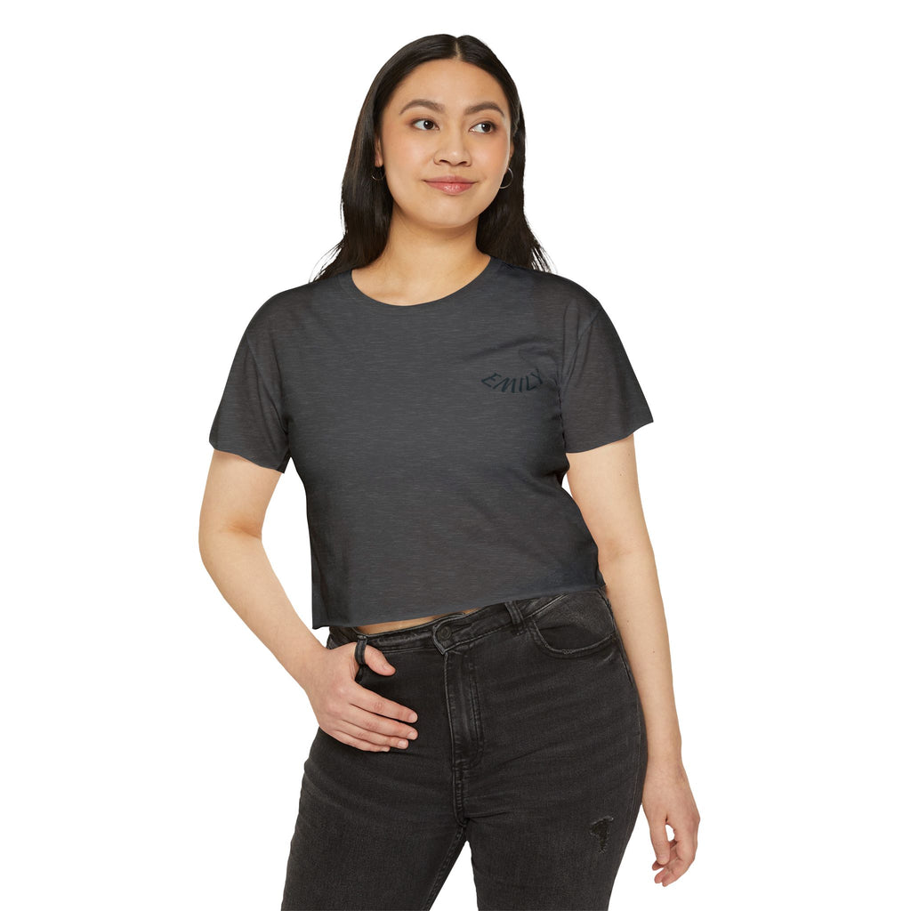 White Festival Crop Top