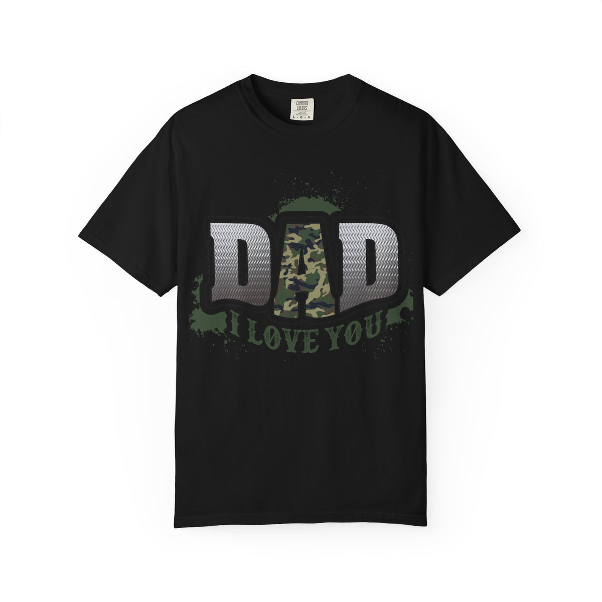 Dad I Love You Camo Graphic T-Shirt