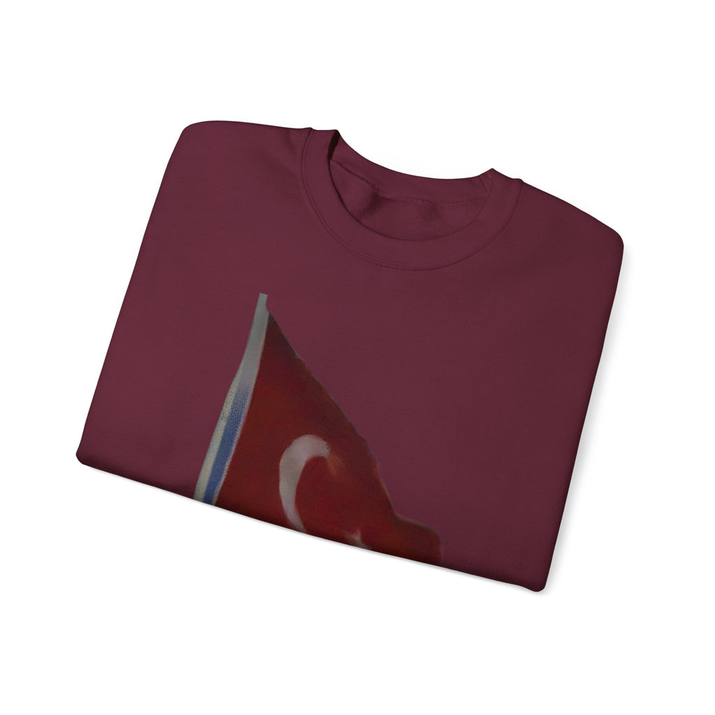 Turkish Flag Fleece Crewneck