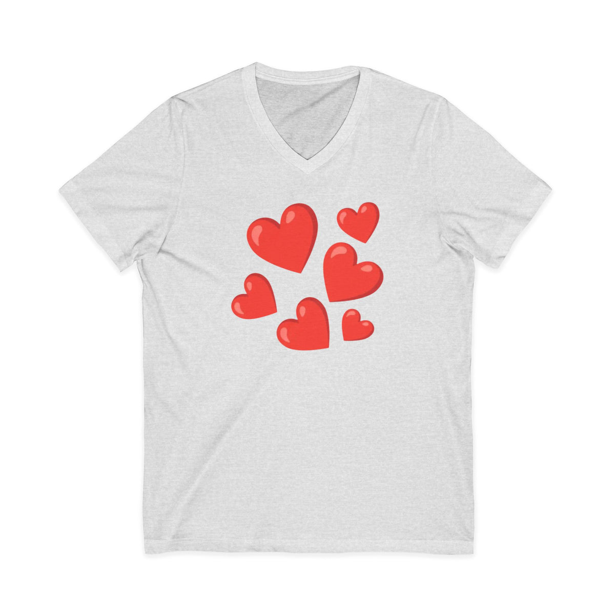 Unisex Jersey Short Sleeve V-Neck Tee