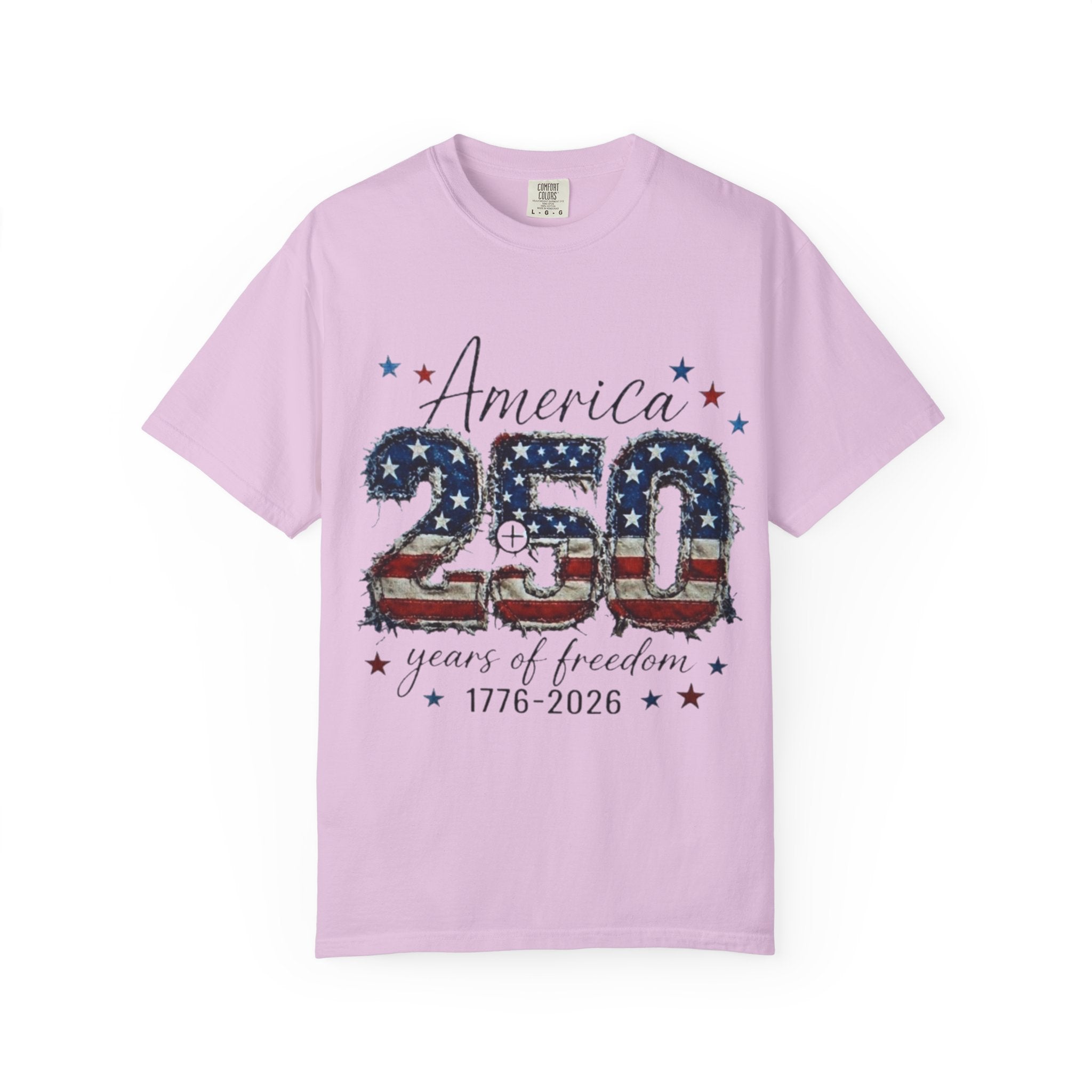 America 250 T-Shirt — 1776–2026 Stars & Stripes Patriotic Tee