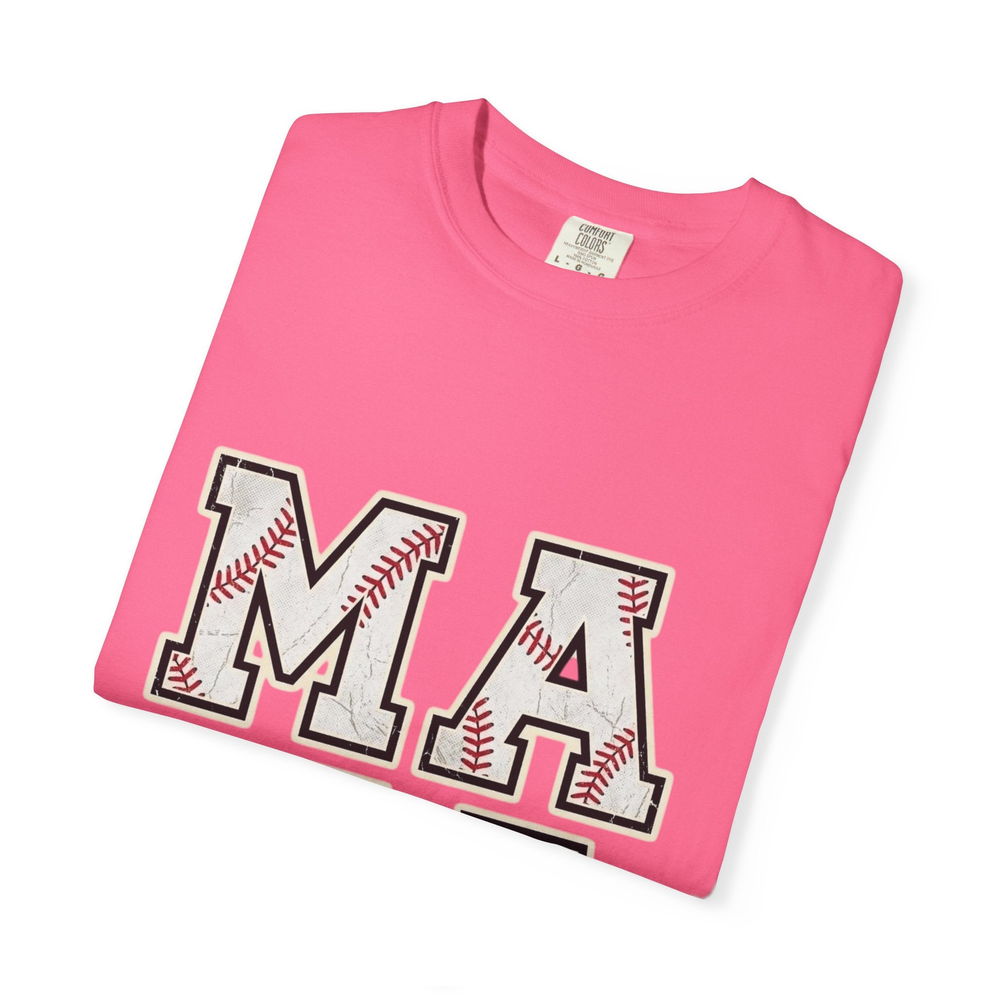 Vintage Cotton Baseball Mom Tee