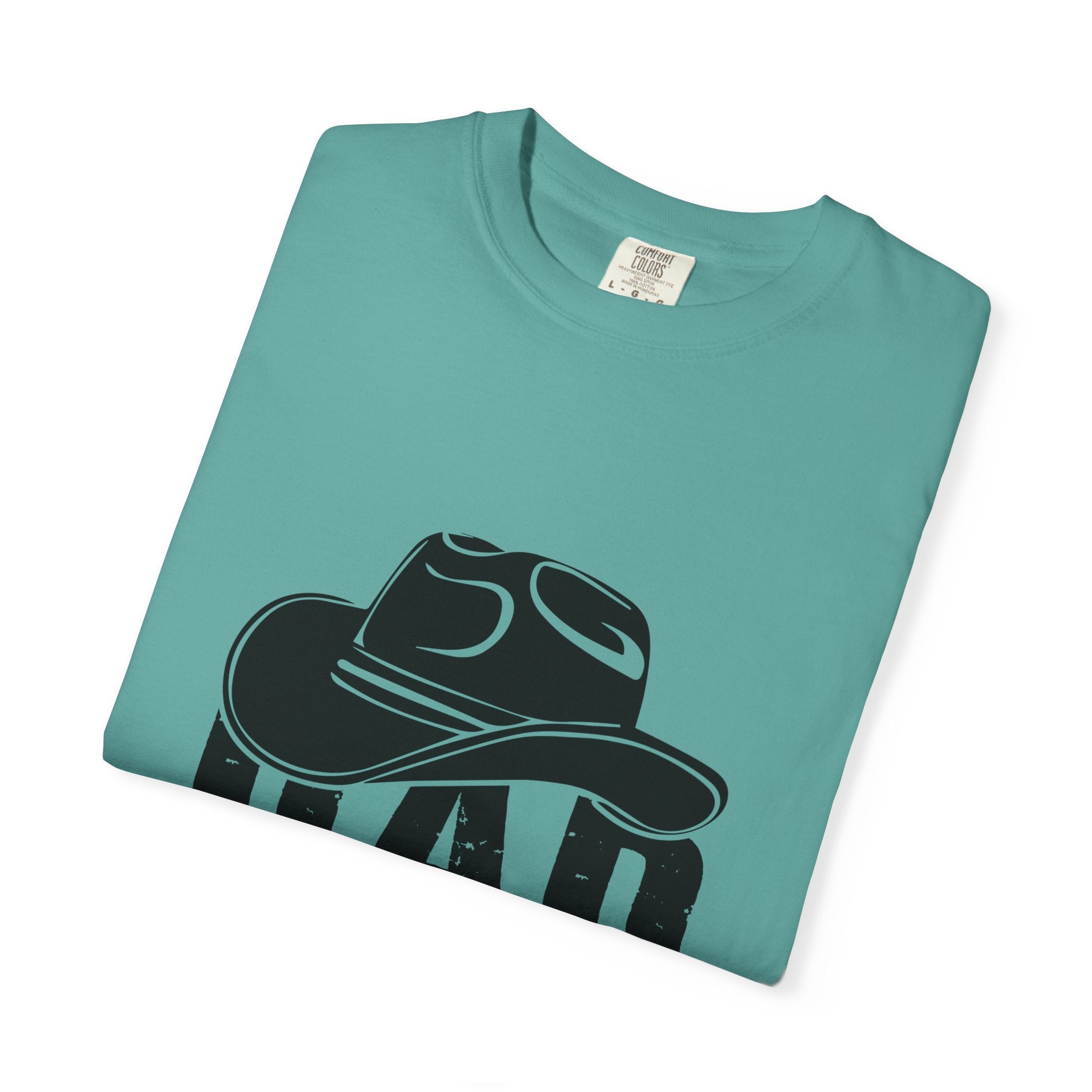Dad of Girl T-Shirt — Cowboy Hat Father of Daughter Tee