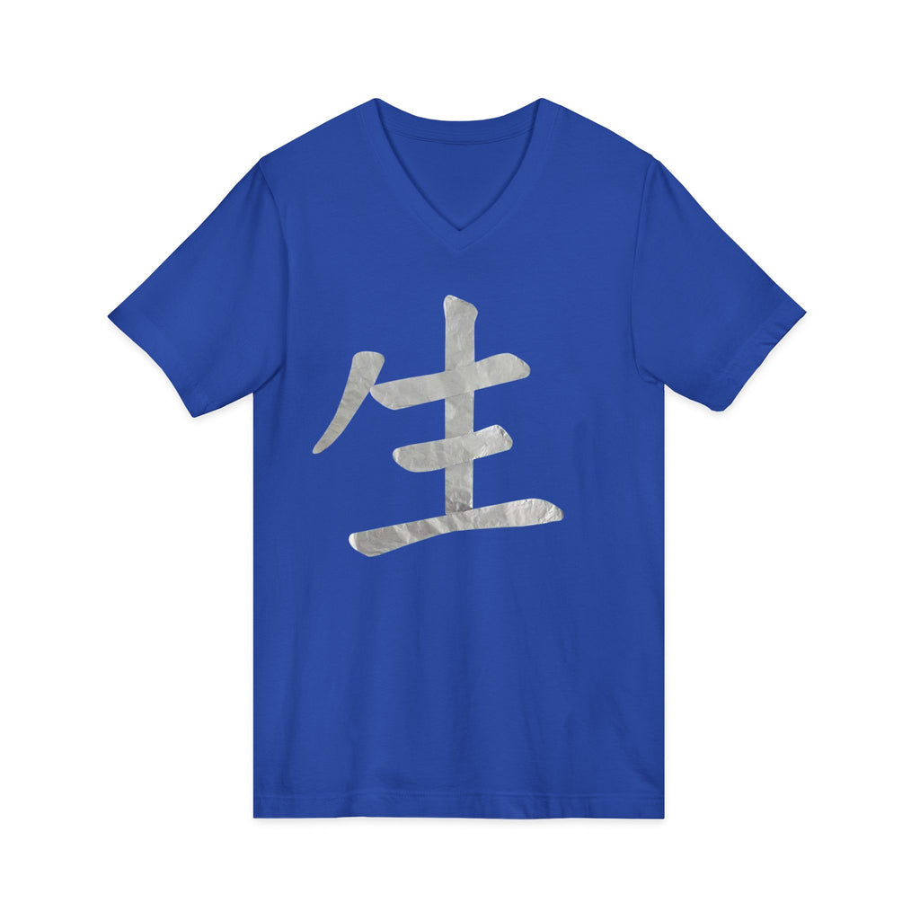 Unisex Jersey Short Sleeve V-Neck Tee
