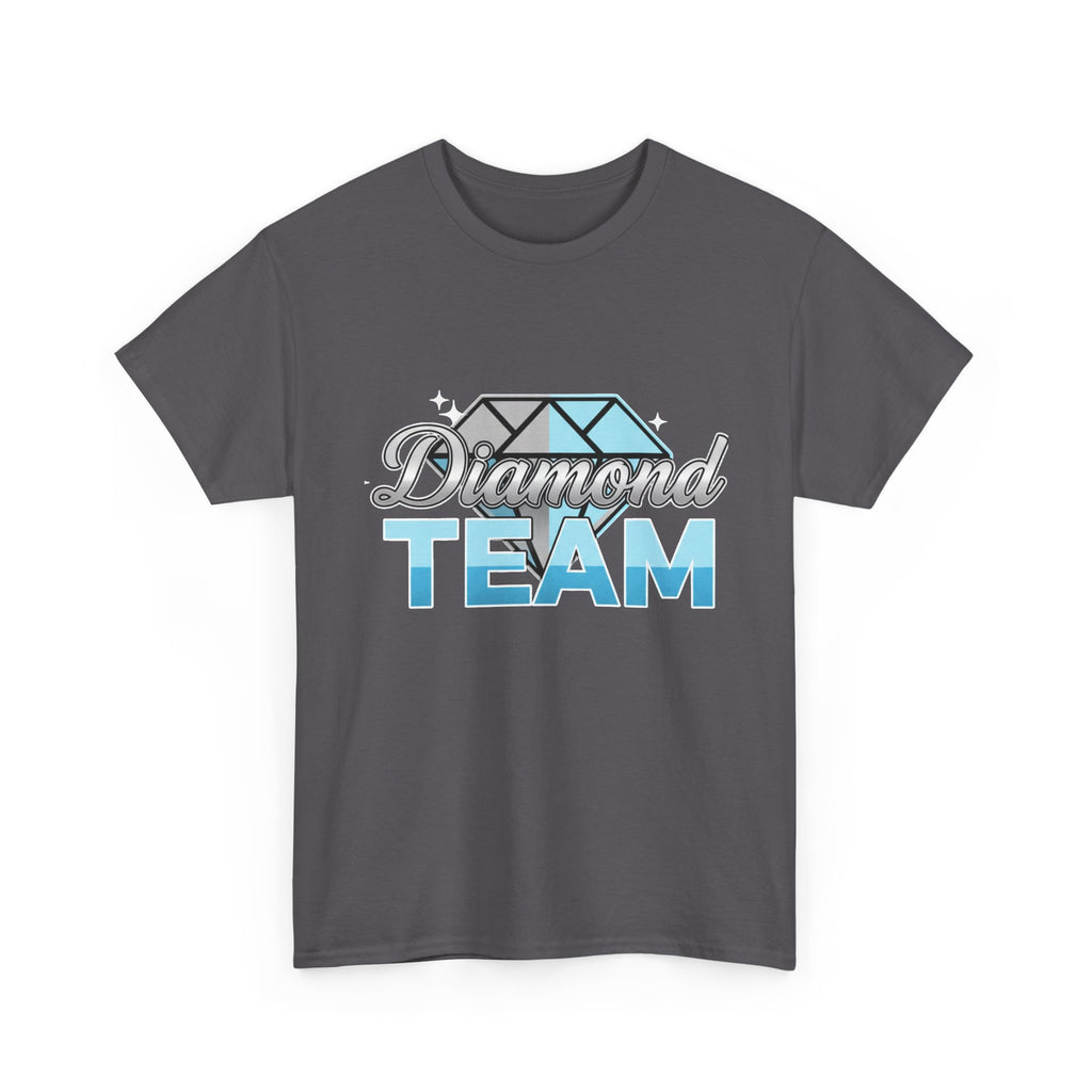 Diamond Team T-Shirt — Blue Gem Graphic Tee
