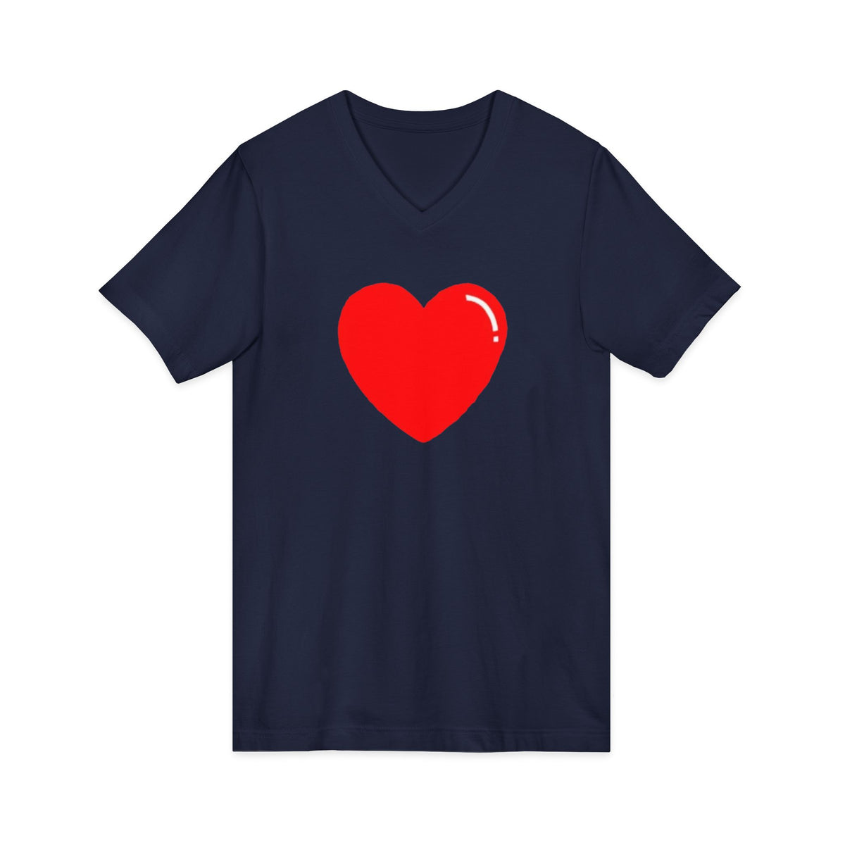 Unisex Jersey Short Sleeve V-Neck Tee