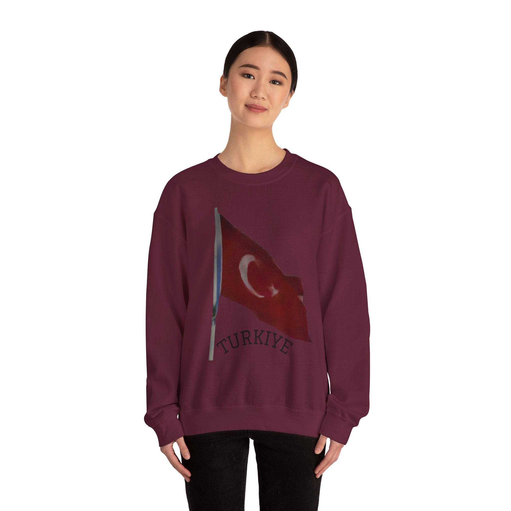 Turkish Flag Fleece Crewneck
