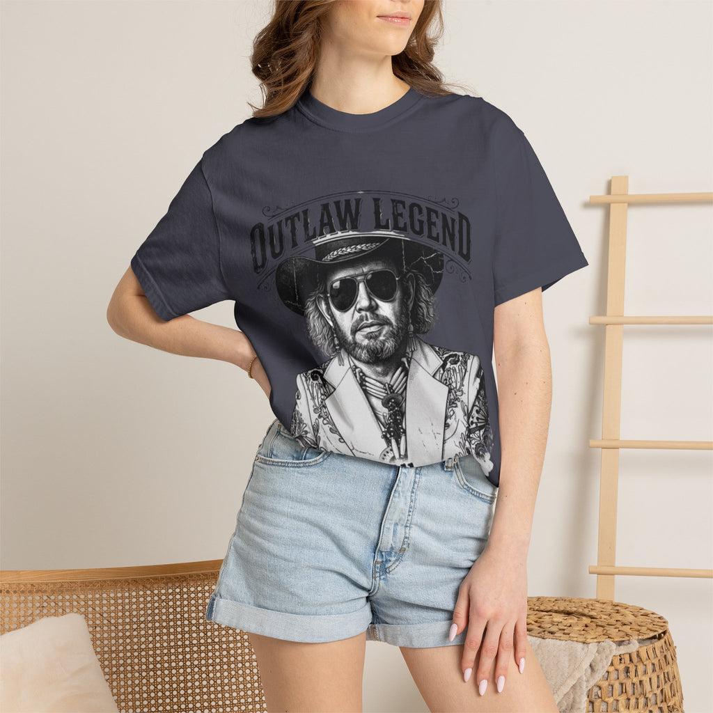 Outlaw Legend Tribute T-Shirt — David Allan Coe Memorial Graphic Tee