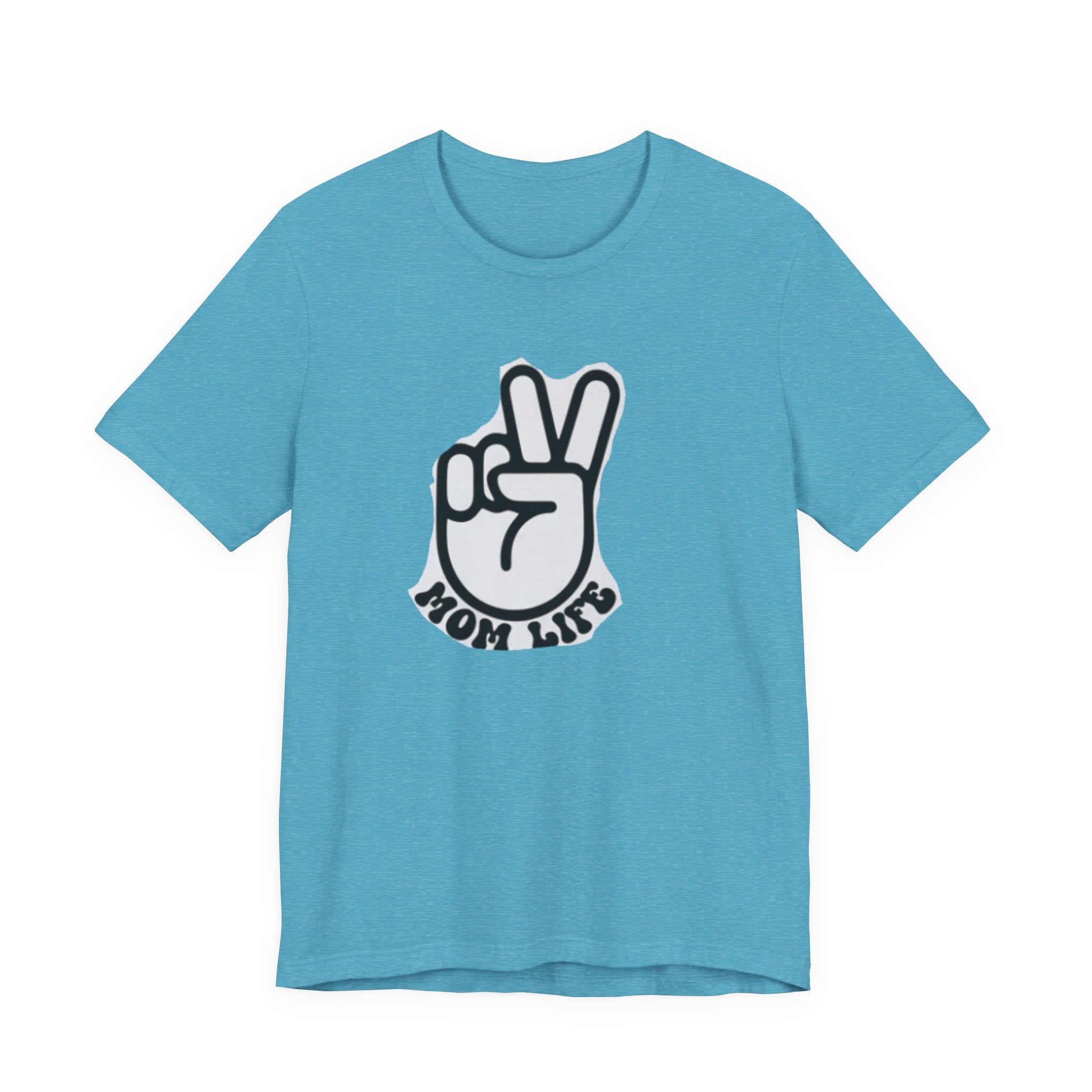 Mom Life Peace Sign T-Shirt