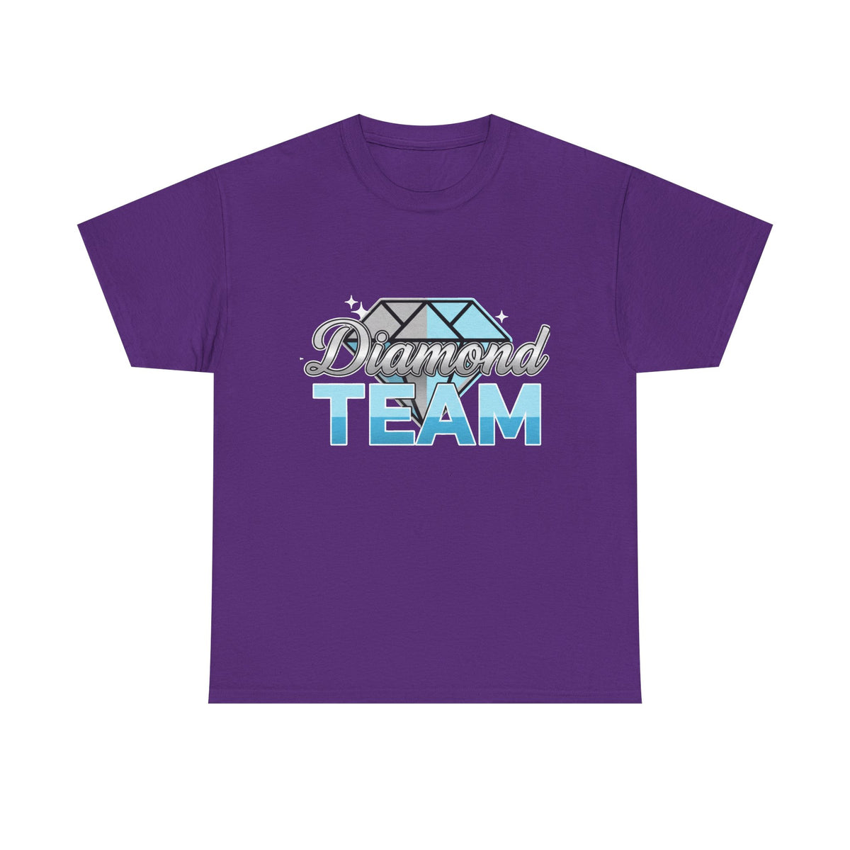 Diamond Team T-Shirt — Blue Gem Graphic Tee