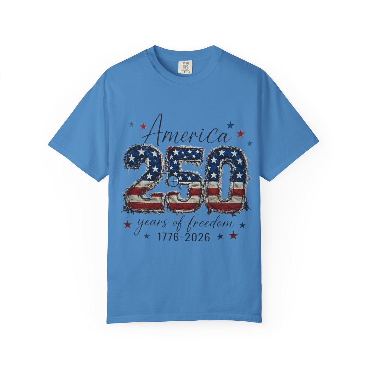 America 250 T-Shirt — 1776–2026 Stars & Stripes Patriotic Tee