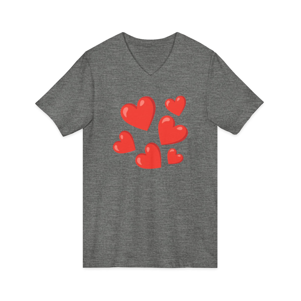 Unisex Jersey Short Sleeve V-Neck Tee