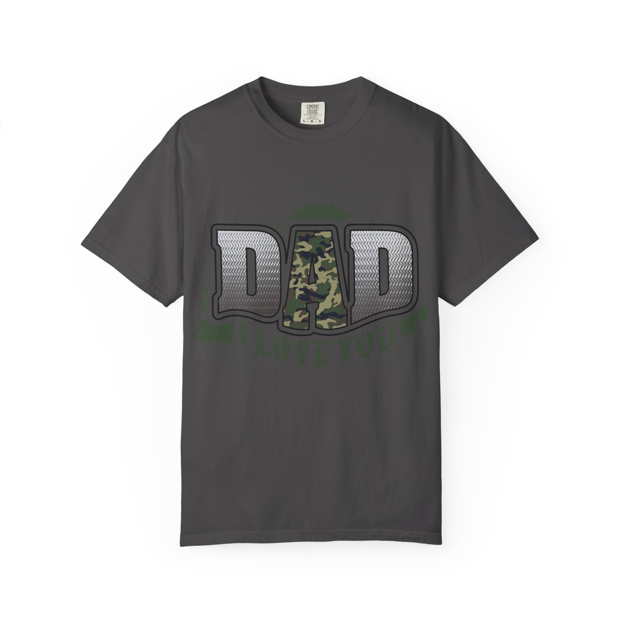 Dad I Love You Camo Graphic T-Shirt