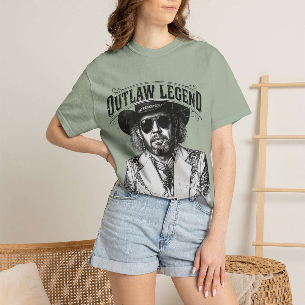 Outlaw Legend Tribute T-Shirt — David Allan Coe Memorial Graphic Tee