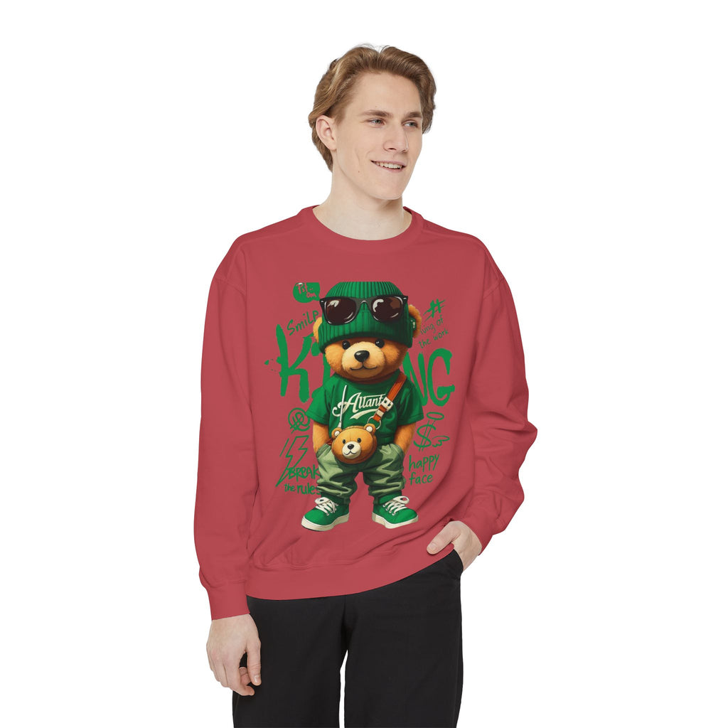 Bear Graphic Cotton Sweatshirt